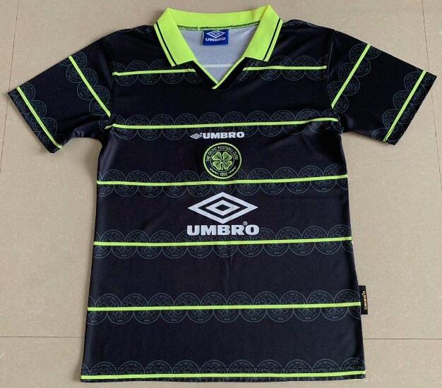 1998 Celtic Retro Away Kit Soccer Jersey